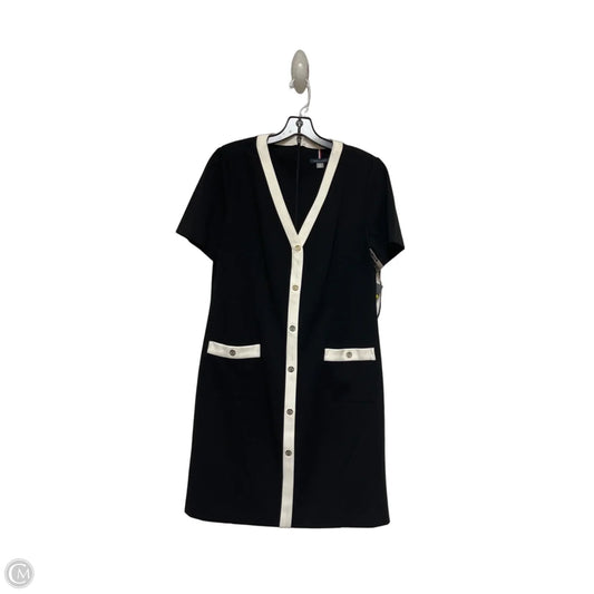 Dress Casual Short By Tommy Hilfiger In Black & White, Size: L