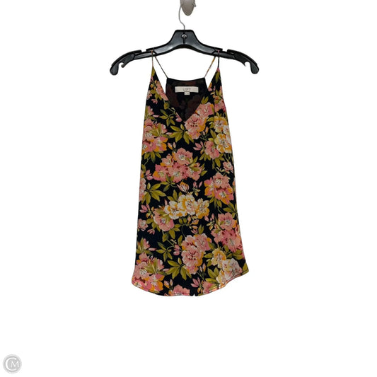 Tank Top By Loft In Floral Print, Size: Xs
