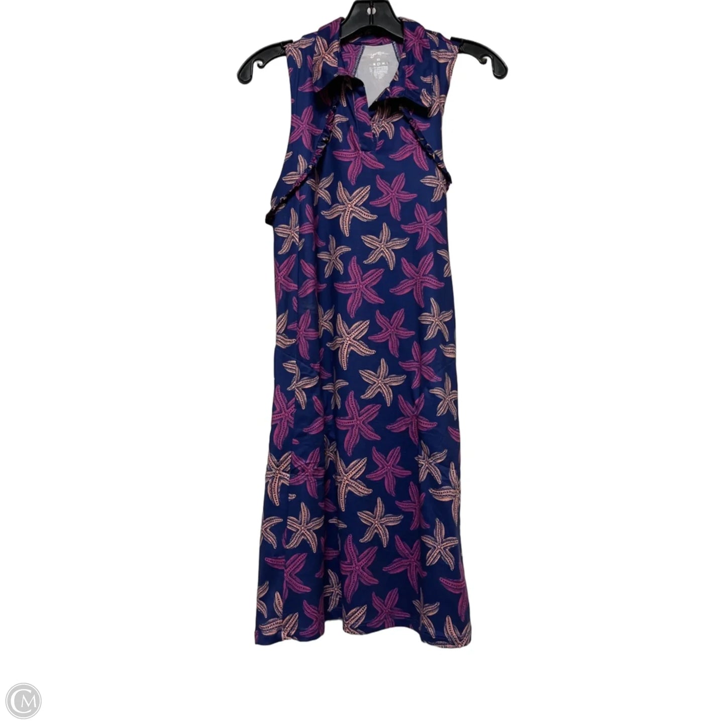 Dress Casual Short By Gottex In Blue & Pink, Size: Xs