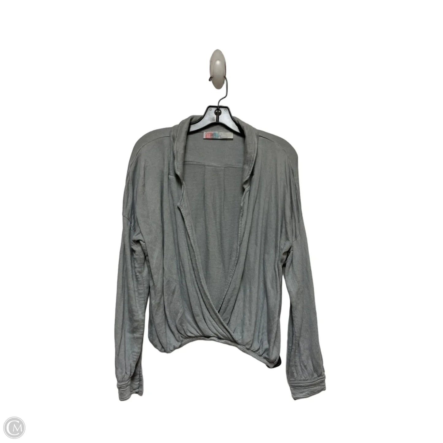 Top Long Sleeve By Free People In Grey, Size: S