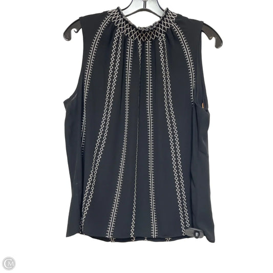 Top Sleeveless By White House Black Market In Black & White, Size: L