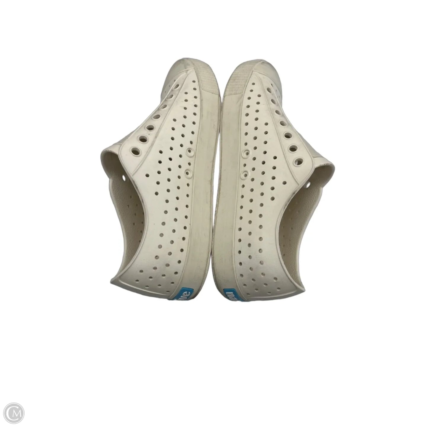 Shoes Flats By Clothes Mentor In Ivory, Size: 10