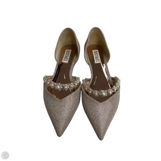 Shoes Flats By Badgley Mischka In Gold, Size: 7