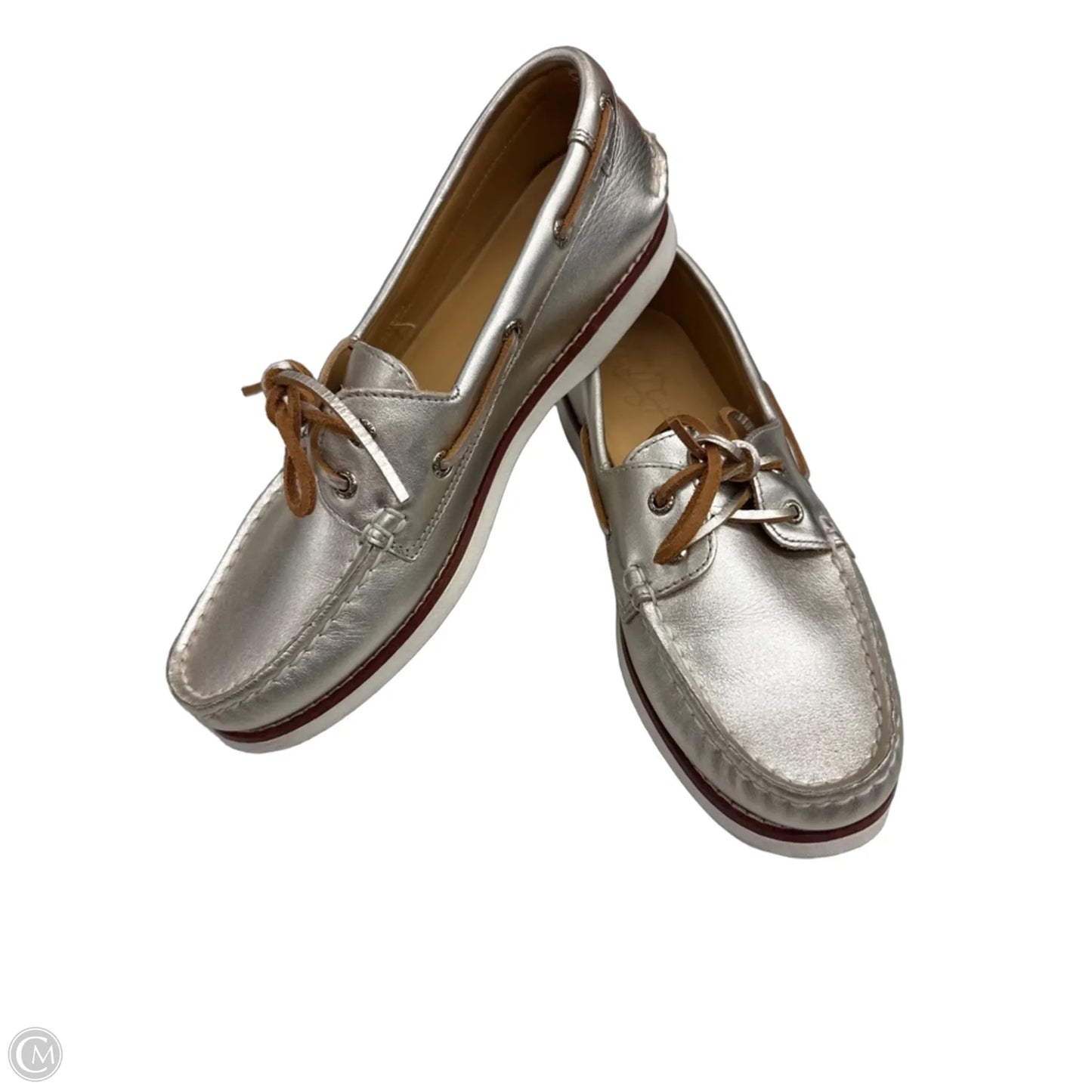 Shoes Flats By Sperry In Gold, Size: 8.5