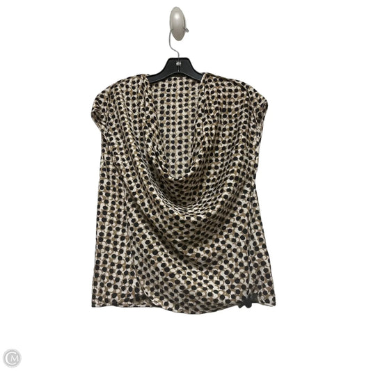 Top Sleeveless By Ann Taylor In Black & Tan, Size: Xs