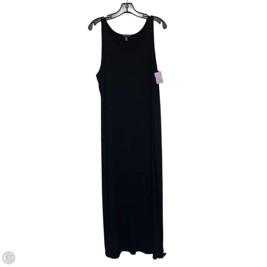 Dress Casual Midi By Eileen Fisher In Black, Size: Xl