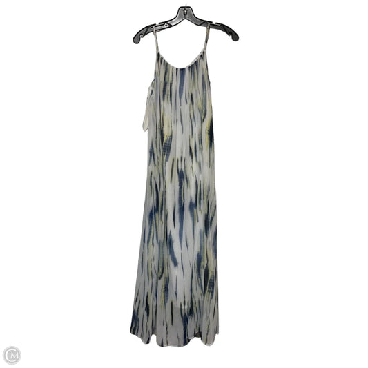 Dress Casual Midi By Dkny In Blue & Green, Size: S