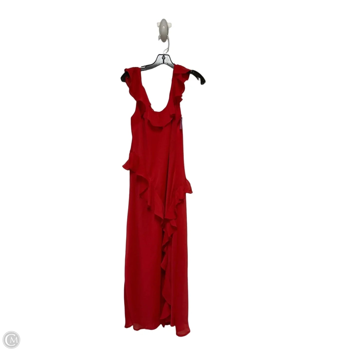 Dress Casual Midi By A New Day In Red, Size: M