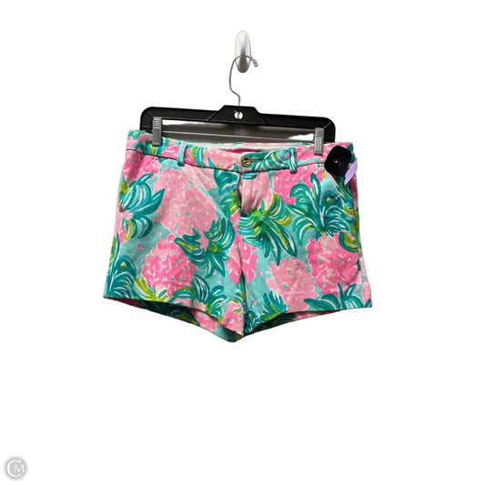 Shorts Designer By Lilly Pulitzer In Green & Pink, Size: 6