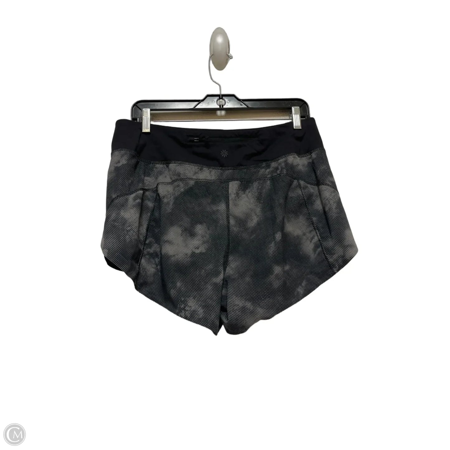 Athletic Shorts By Athleta In Black & Grey, Size: M