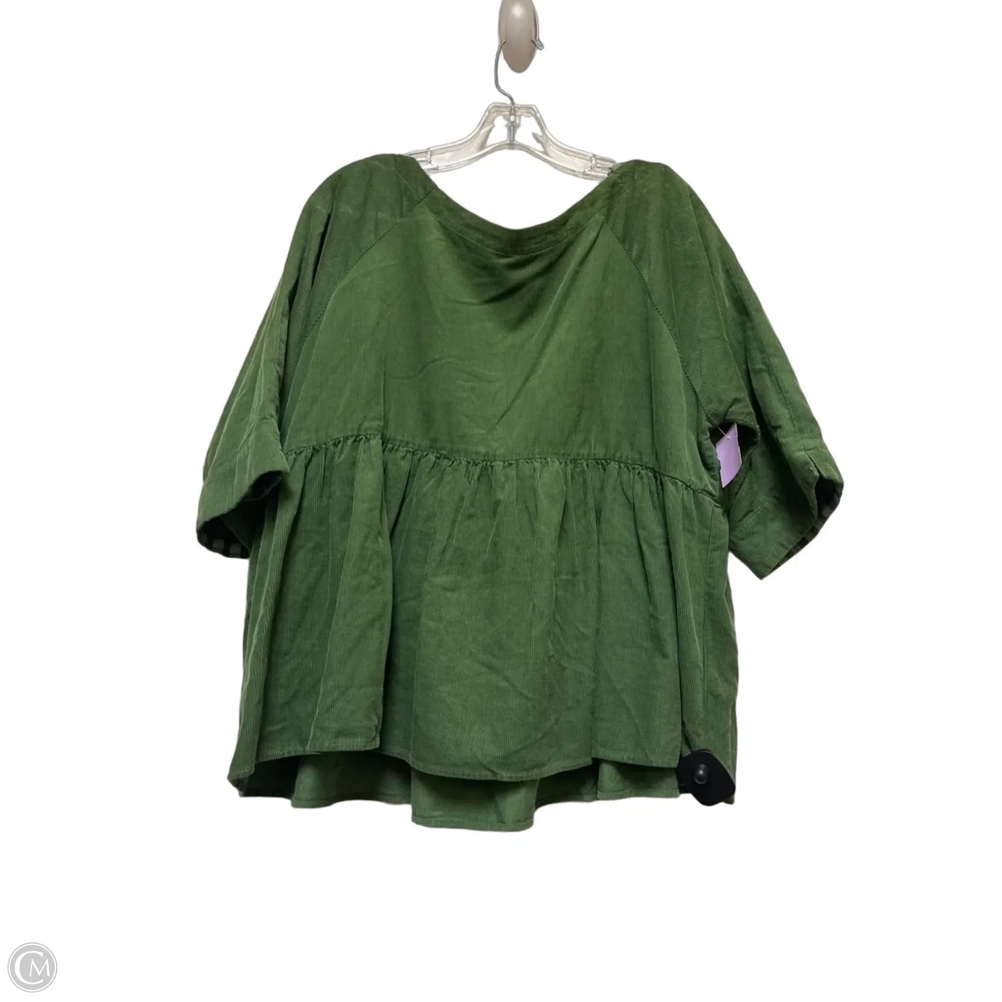 Top Short Sleeve By Maeve In Green, Size: S