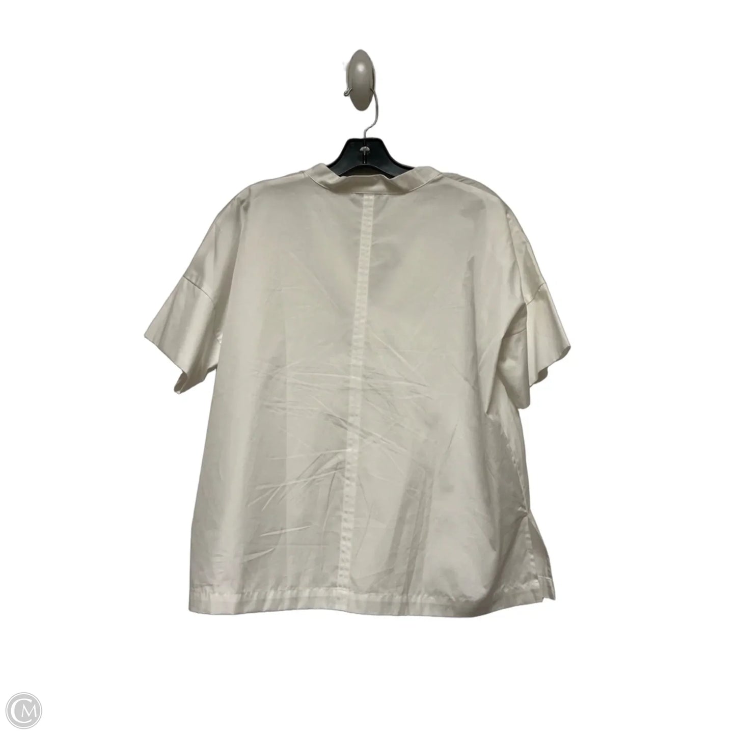 Top Short Sleeve By Vince In White, Size: S