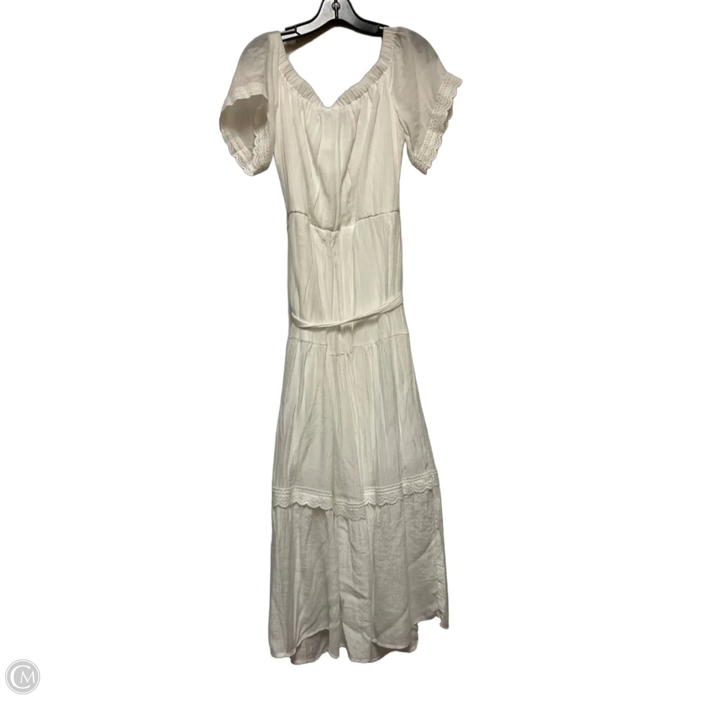 Dress Casual Maxi By Luxology In White, Size: M