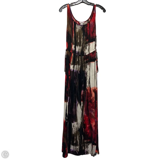 Dress Casual Maxi By Bar Iii In Brown & Red, Size: S