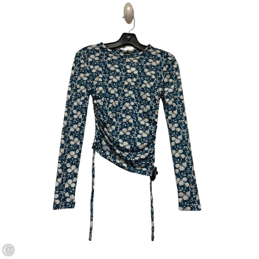 Top Long Sleeve By Good Luck Gem In Floral Print, Size: Xs