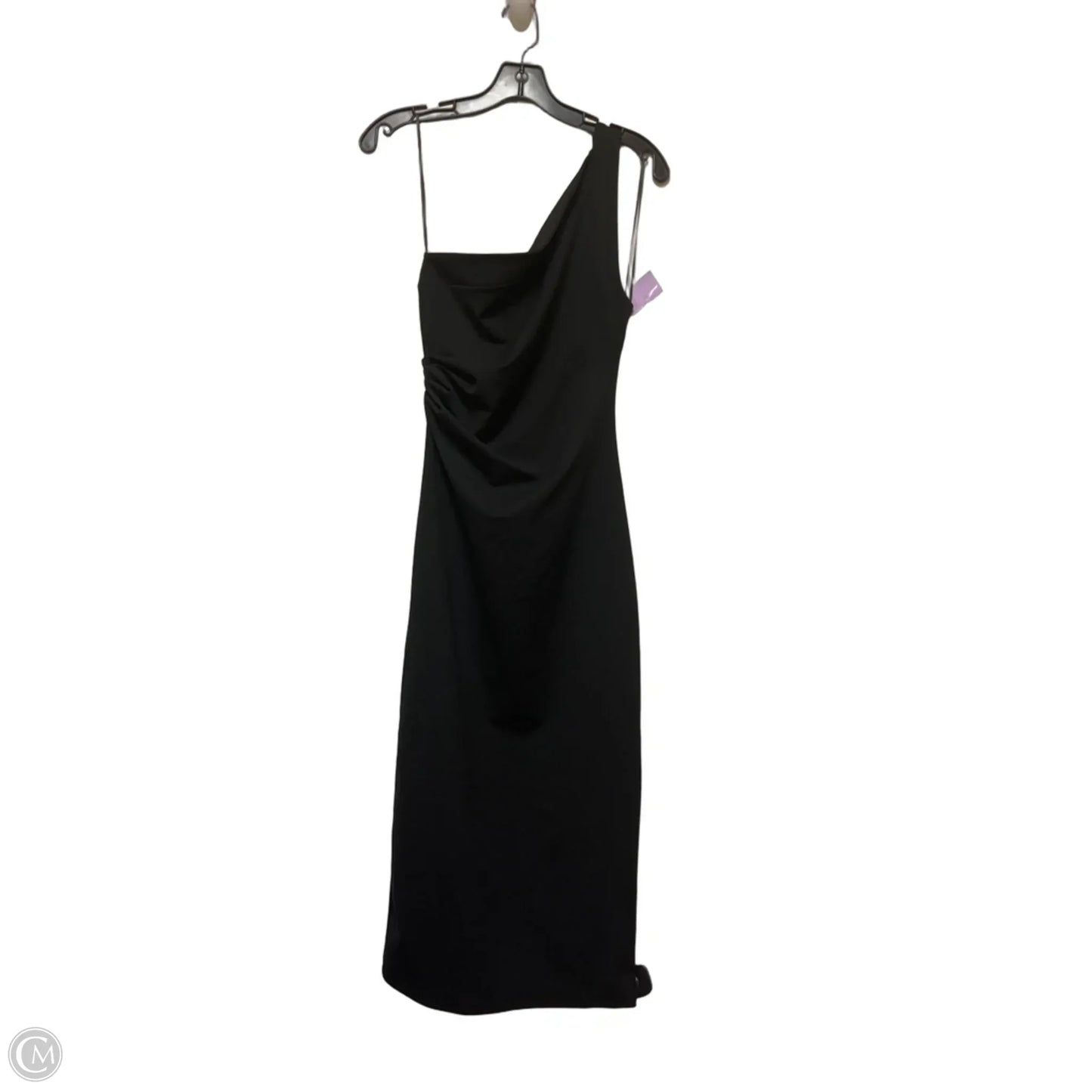Dress Casual Midi By Zara In Black, Size: L
