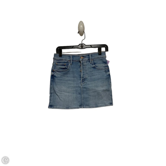 Skirt Mini & Short By Mother In Blue Denim, Size: 4