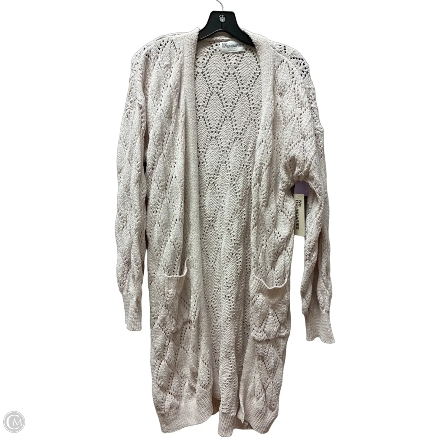 Cardigan By No Boundaries In Cream, Size: S