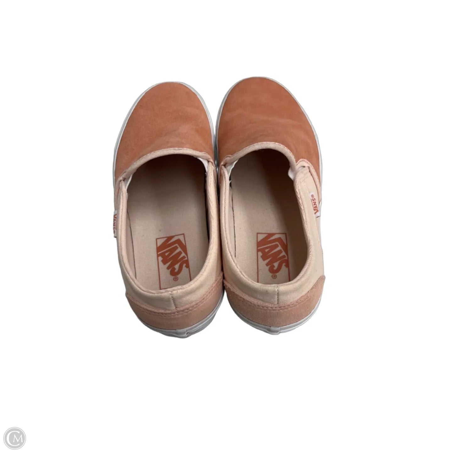 Shoes Sneakers By Vans In Peach, Size: 8
