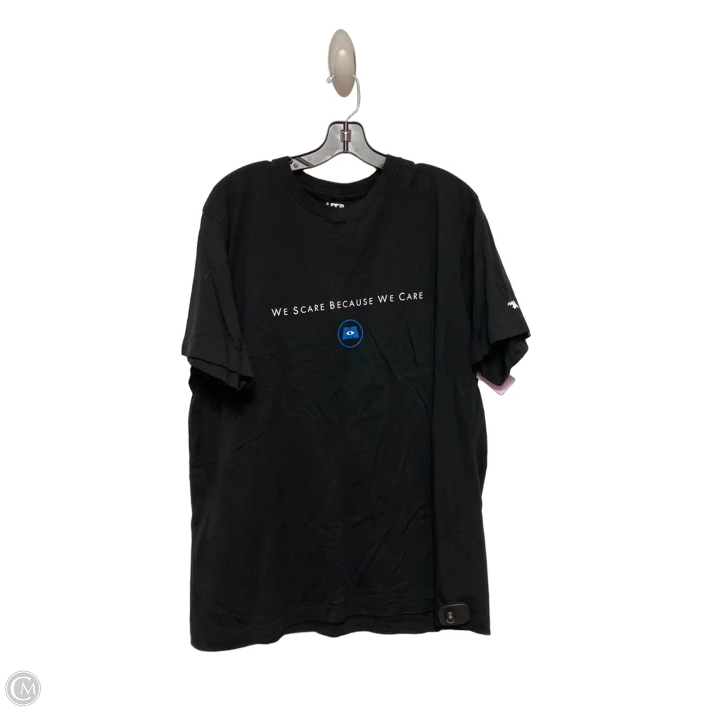 Top Short Sleeve By Uniqlo In Black, Size: Xl