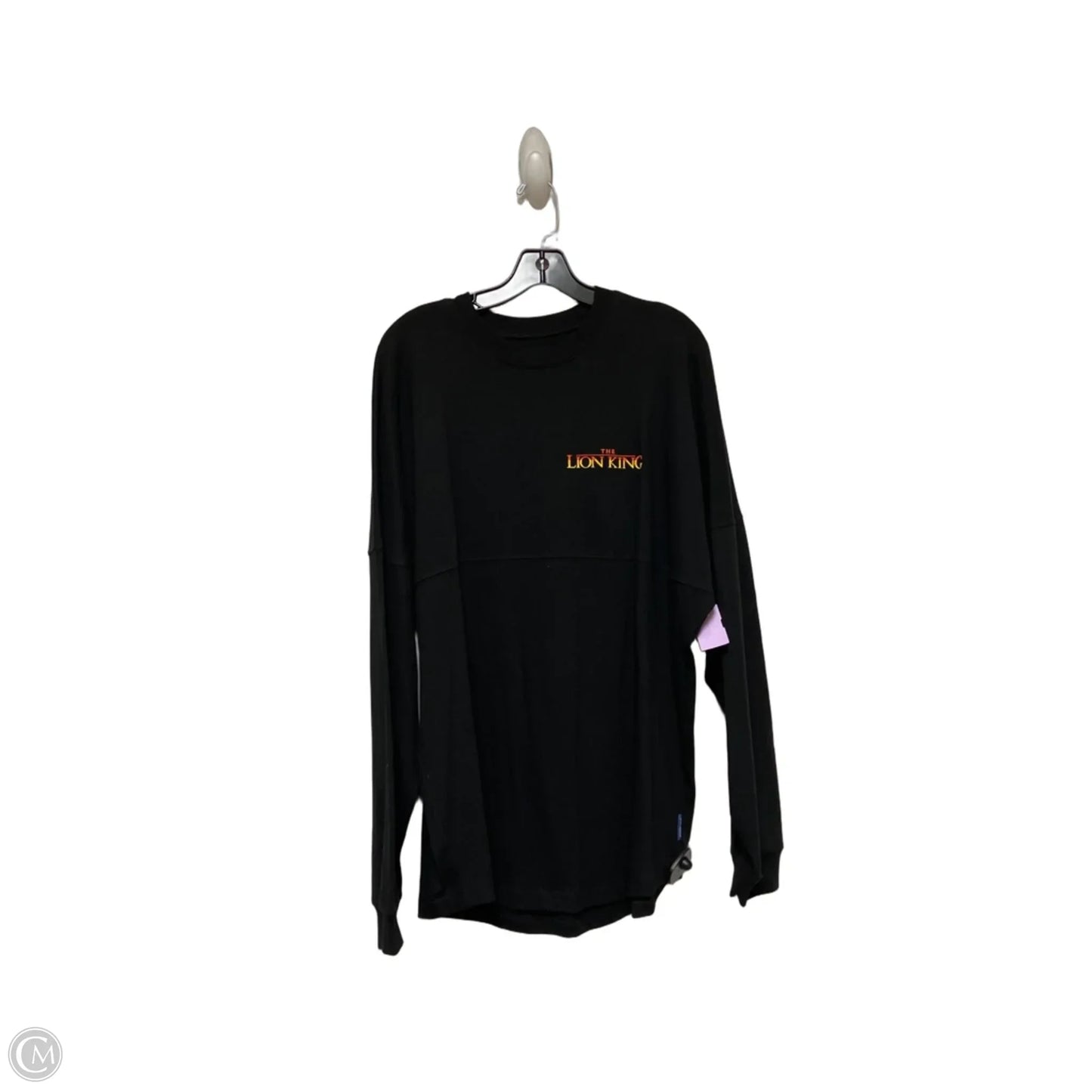 Top Long Sleeve By Disney Store In Black, Size: L