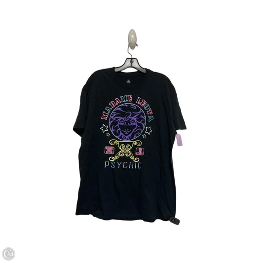 Top Short Sleeve Basic By Disney Store In Black, Size: Xl