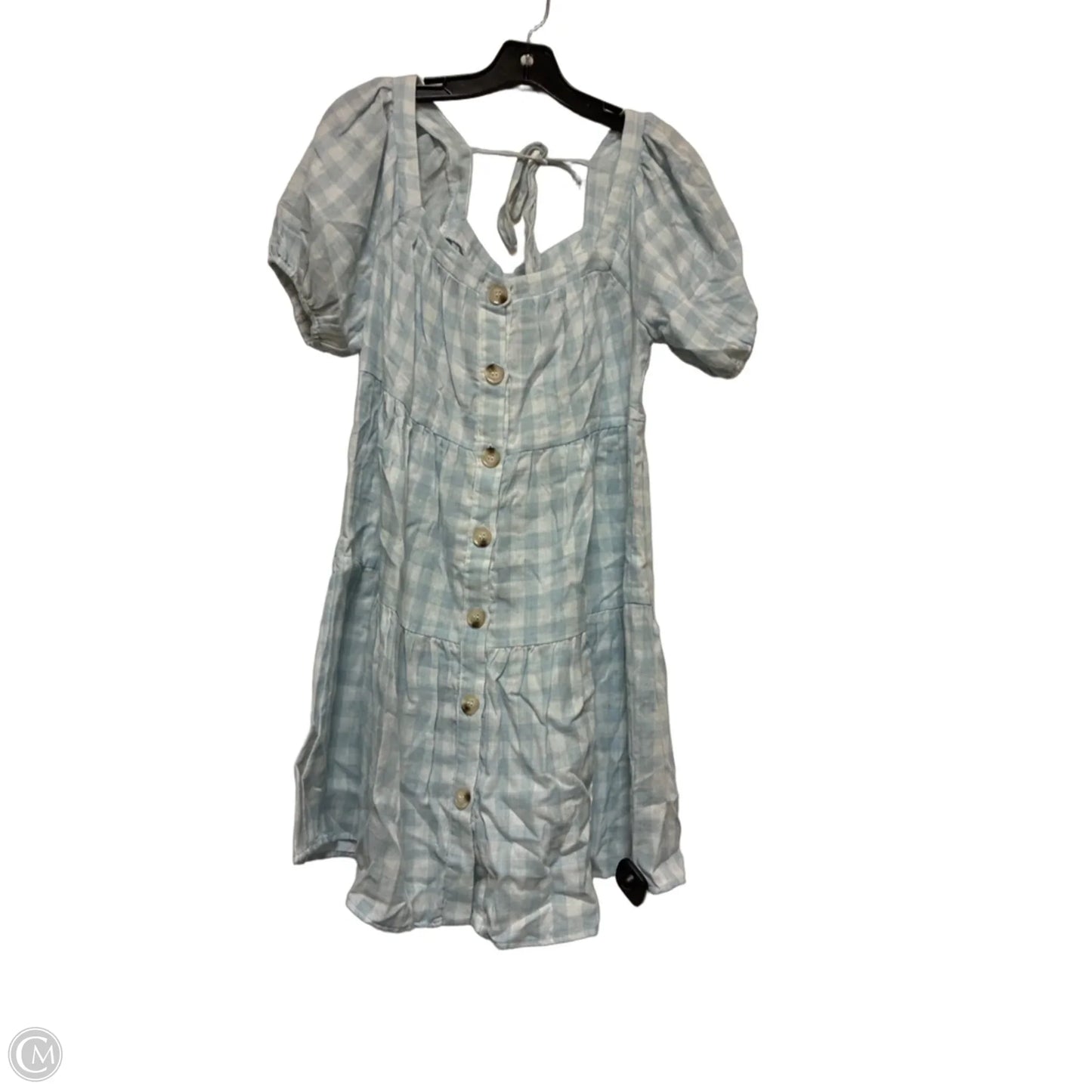 Dress Casual Short By Hem & Thread In Plaid Pattern, Size: L