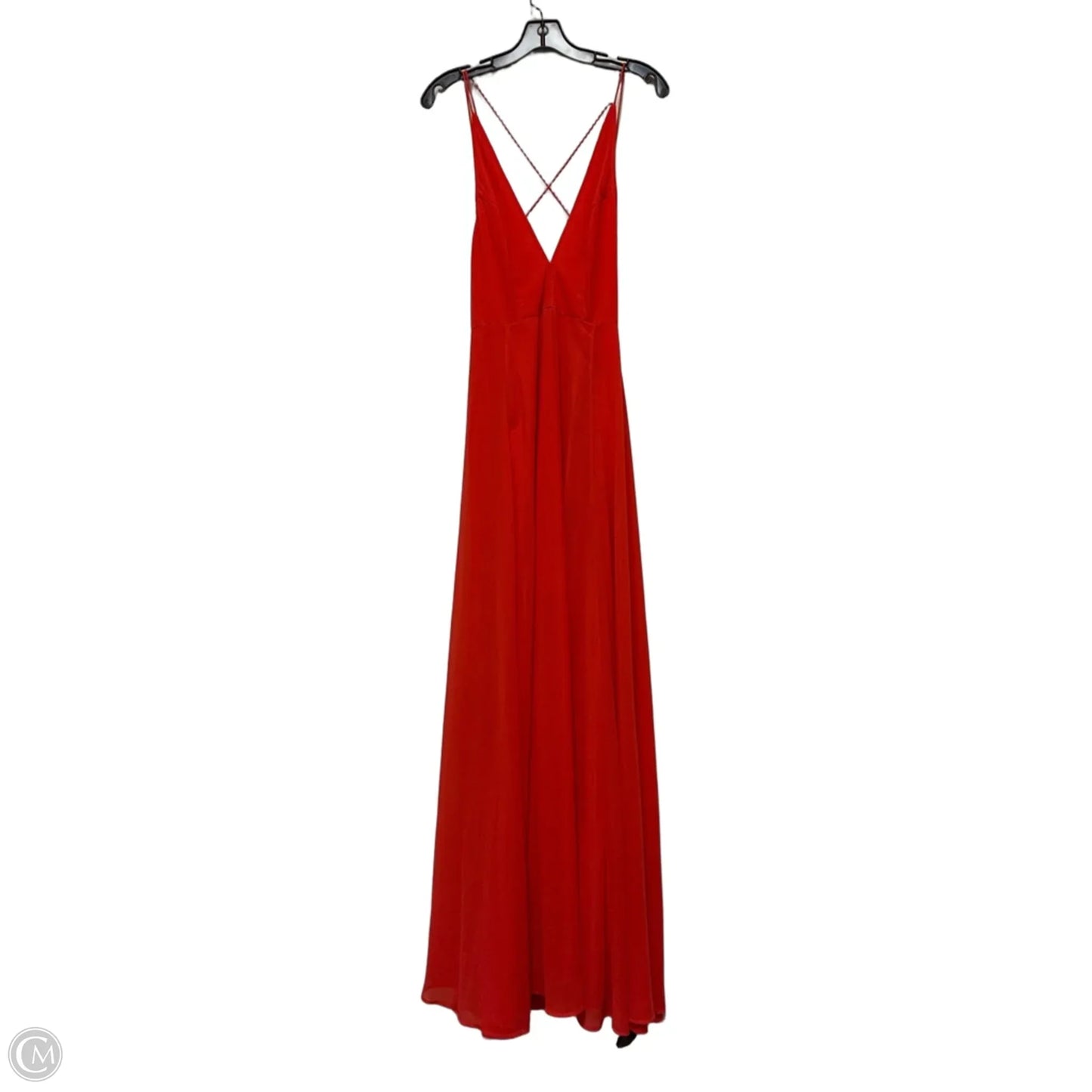 Dress Casual Maxi By Asos In Orange, Size: S