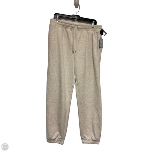 Athletic Pants By Clothes Mentor In Tan, Size: L