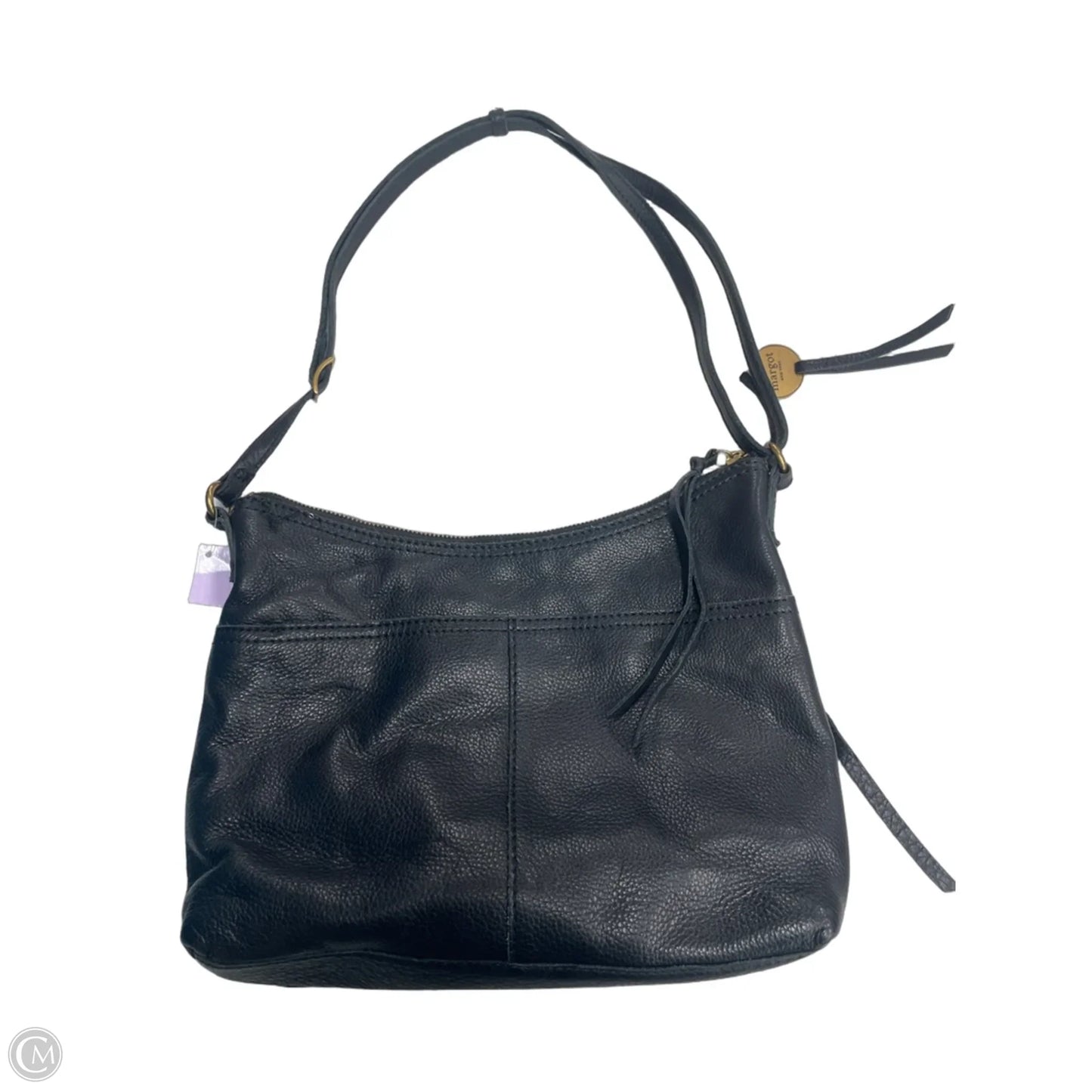 Handbag Leather By Margot, Size: Medium