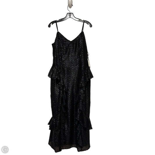 Dress Party Midi By 1.state In Black, Size: M