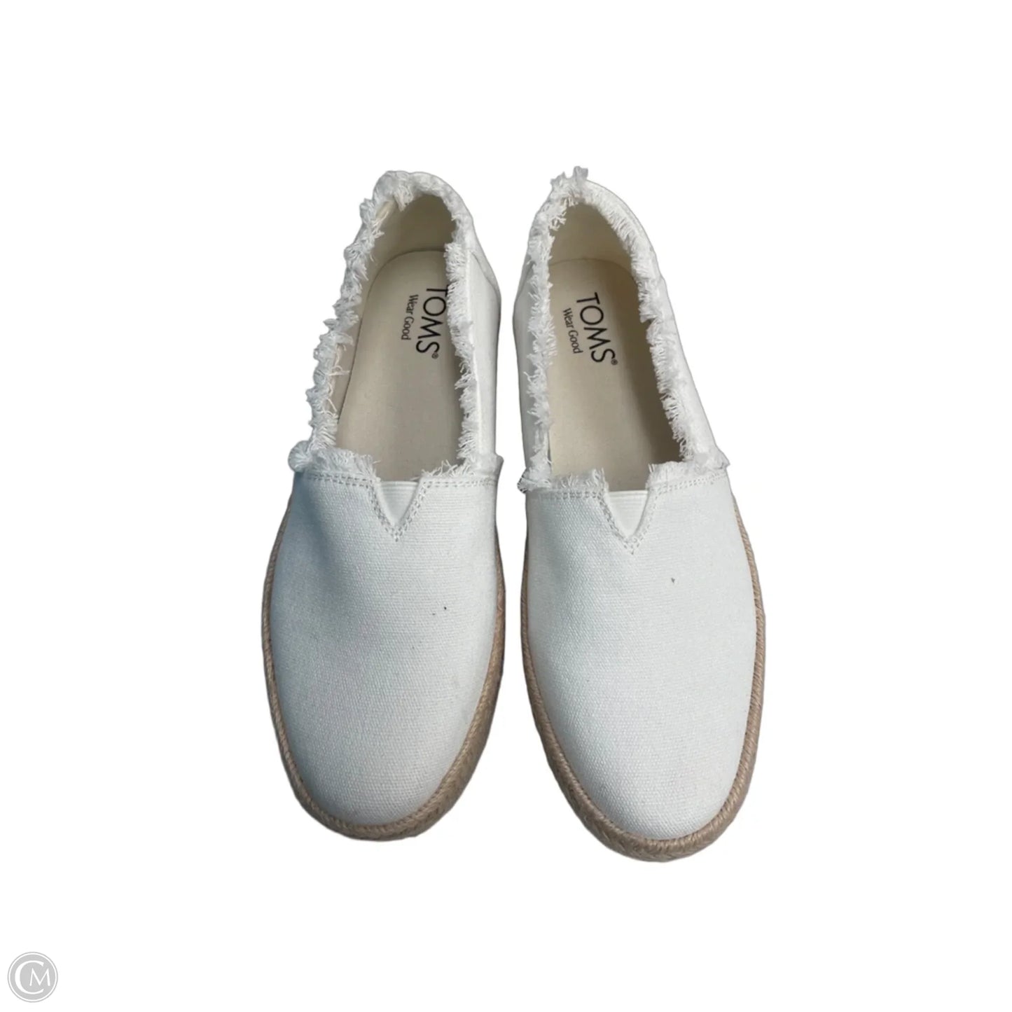 Shoes Flats By Toms In White, Size: 8