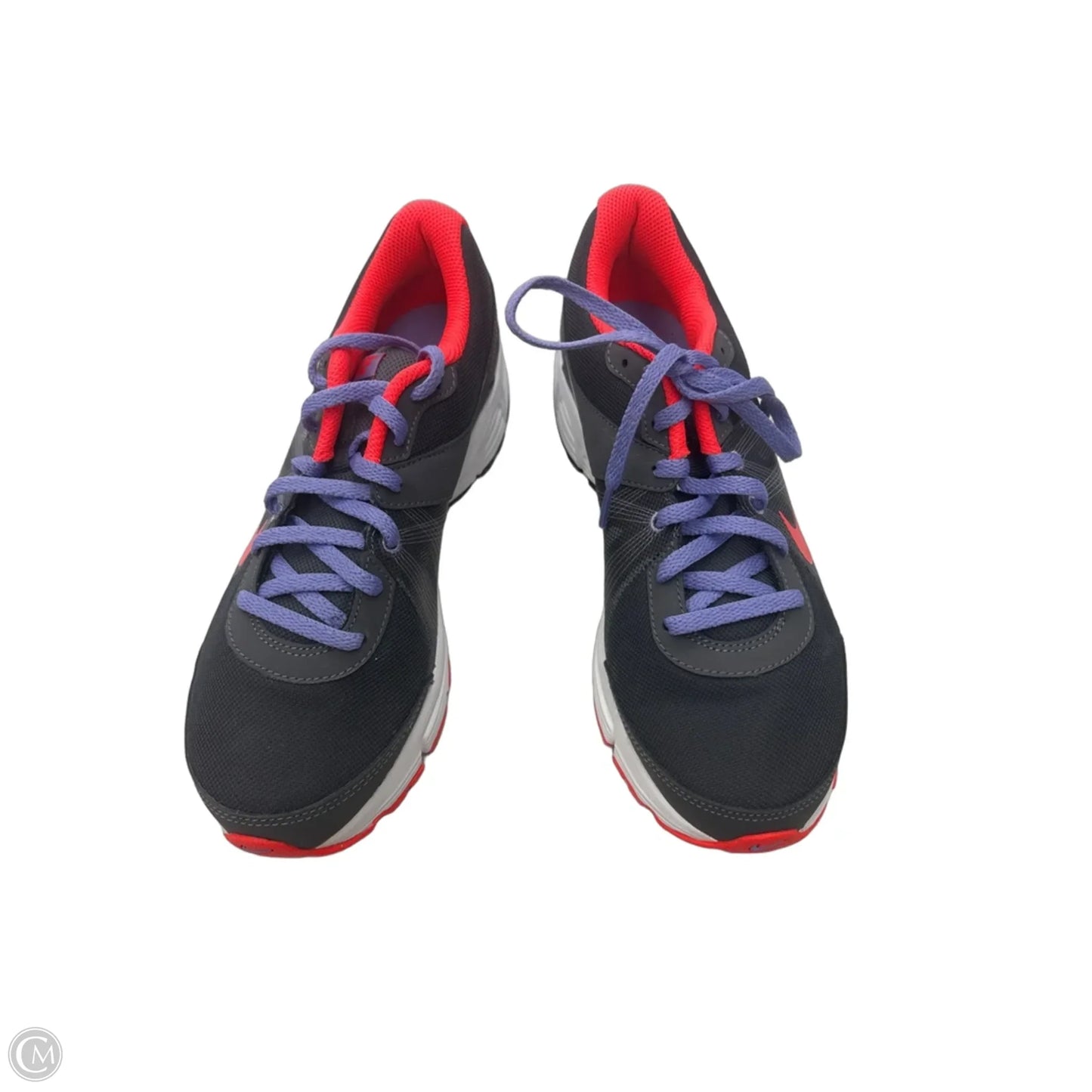 Shoes Athletic By Nike In Grey & Orange, Size: 8.5