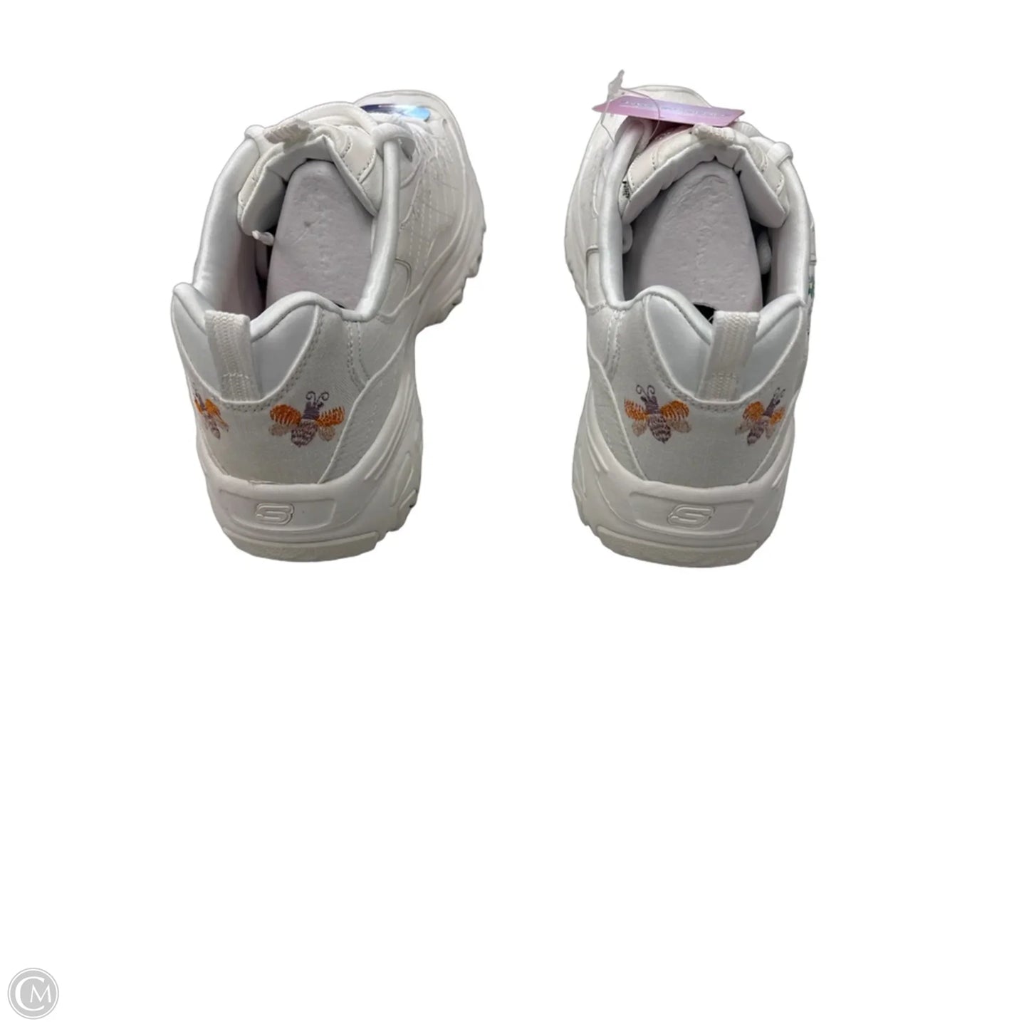 Shoes Athletic By Skechers In Floral Print, Size: 8.5