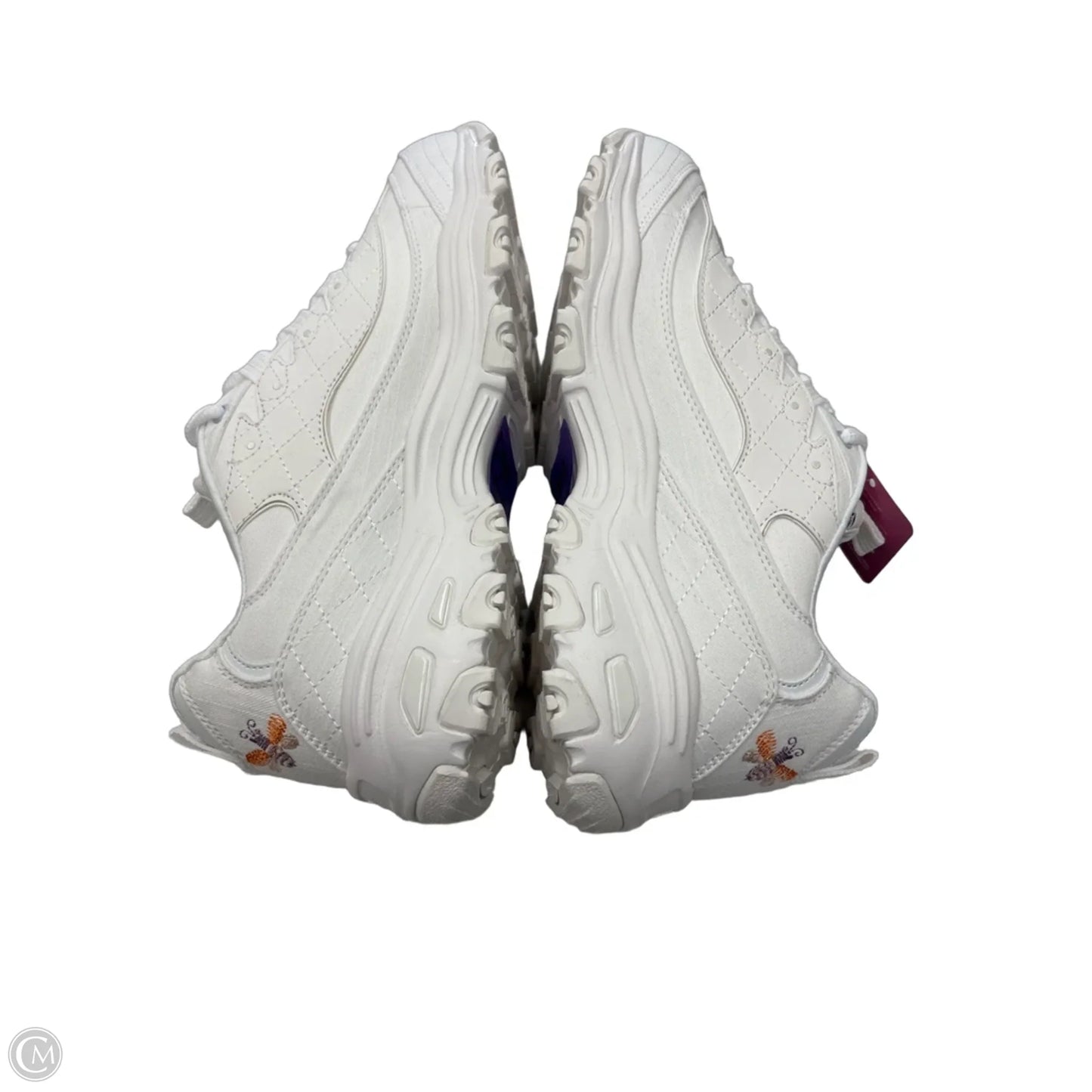 Shoes Athletic By Skechers In Floral Print, Size: 8.5