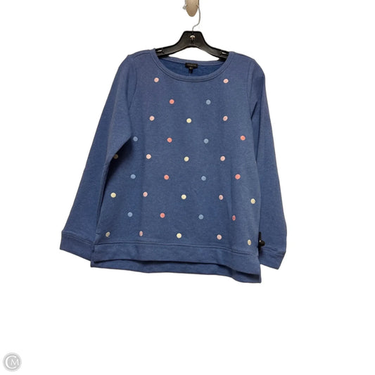 Top Long Sleeve By Talbots In Polkadot Pattern, Size: S