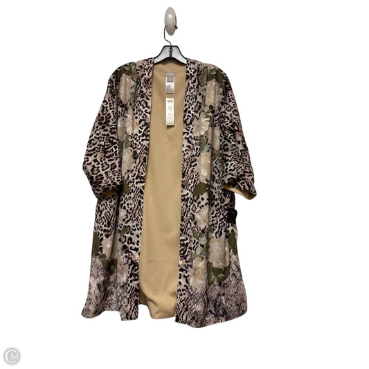 Kimono By Chicos In Animal Print, Size: S