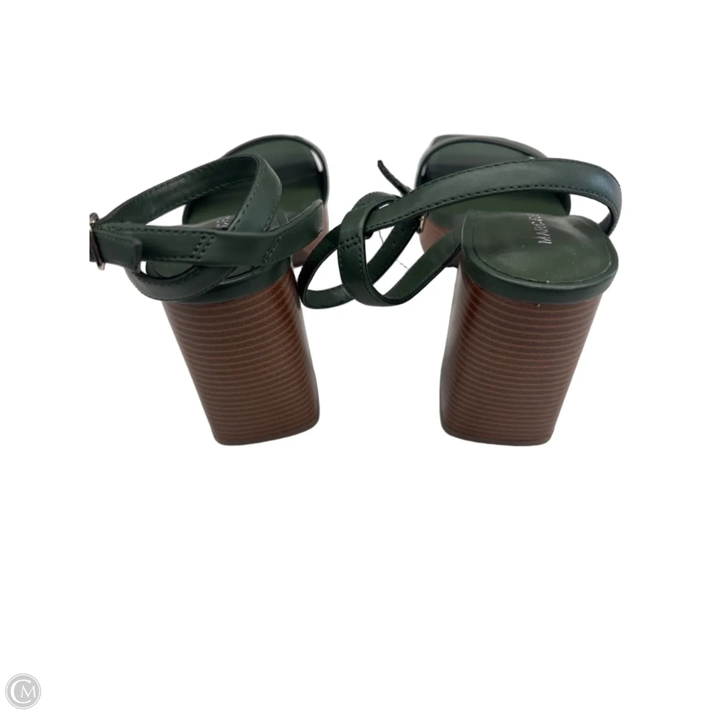 Shoes Heels Block By Marc Fisher In Green, Size: 7
