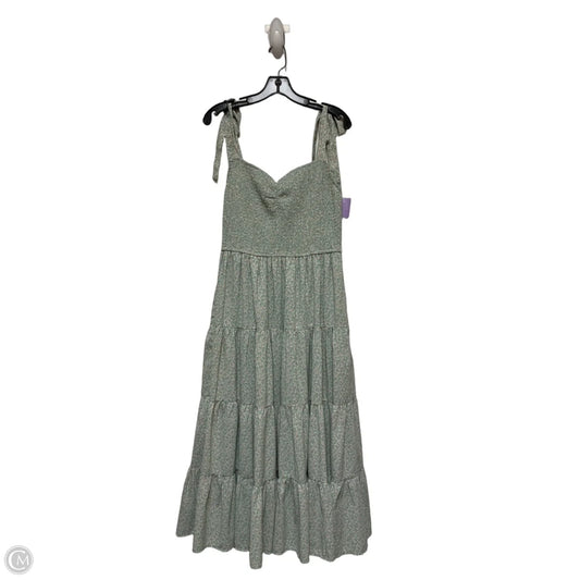 Dress Casual Midi By Clothes Mentor In Floral Print, Size: L