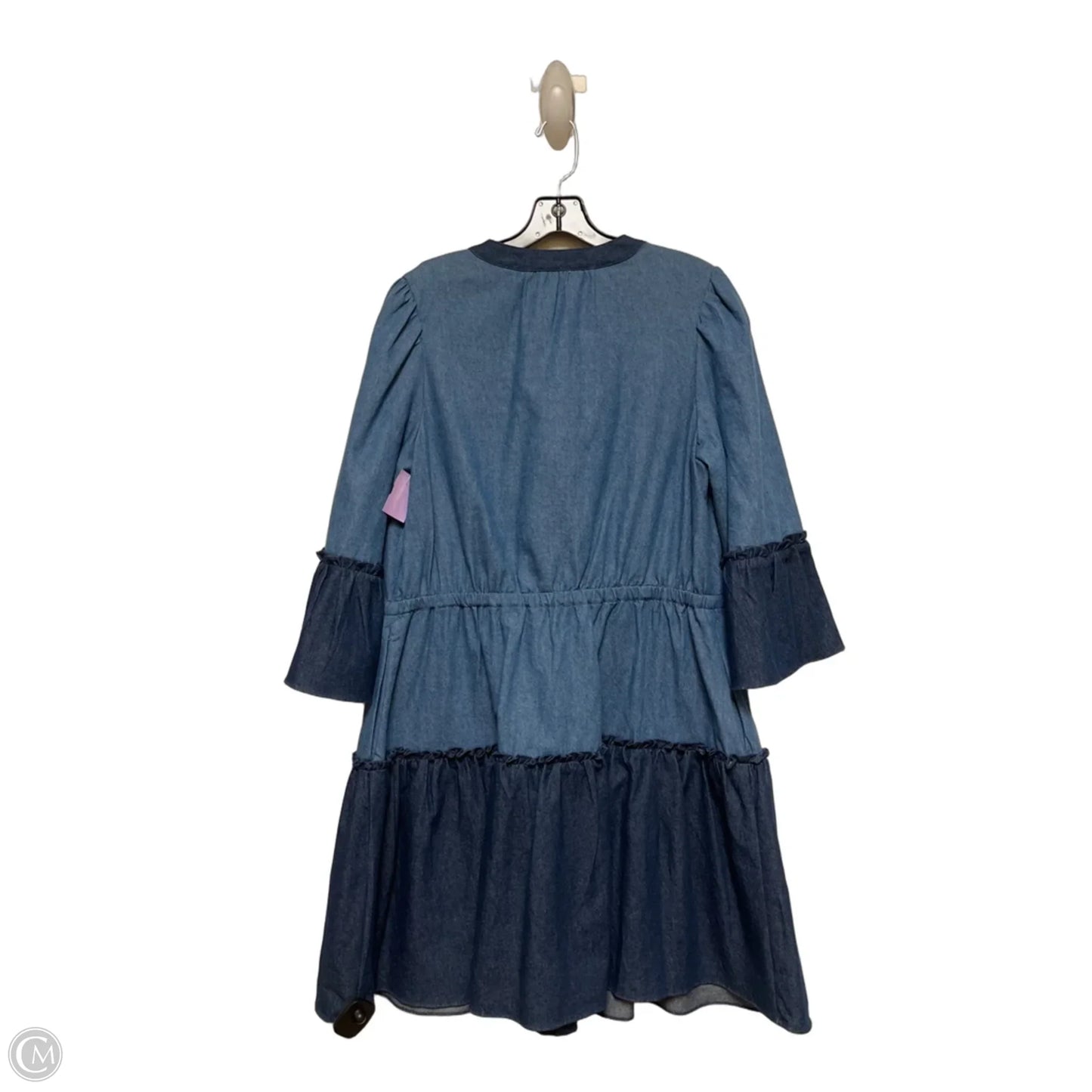 Dress Casual Short By Draper James In Blue Denim, Size: M
