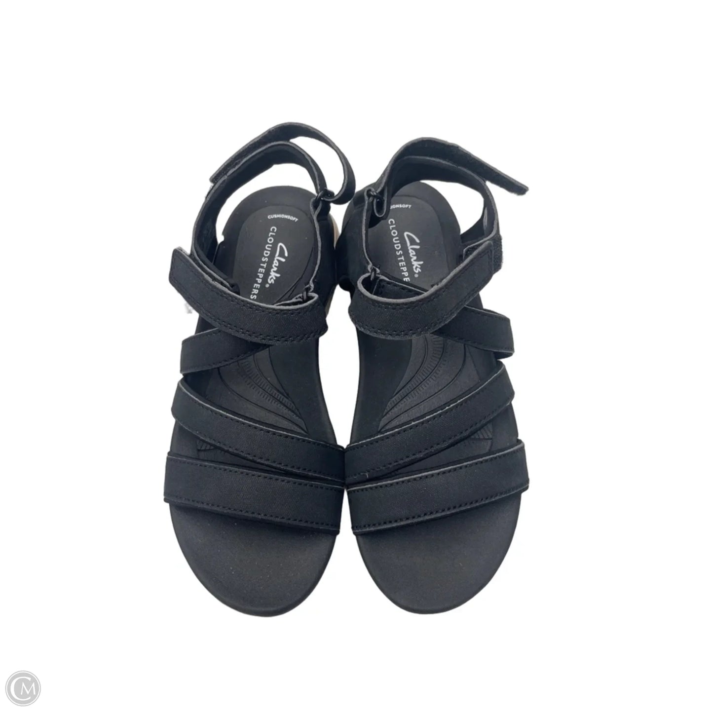 Sandals Flats By Clarks In Black, Size: 7