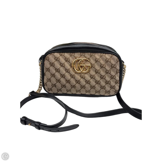 Crossbody Luxury Designer By Gucci, Size: Medium