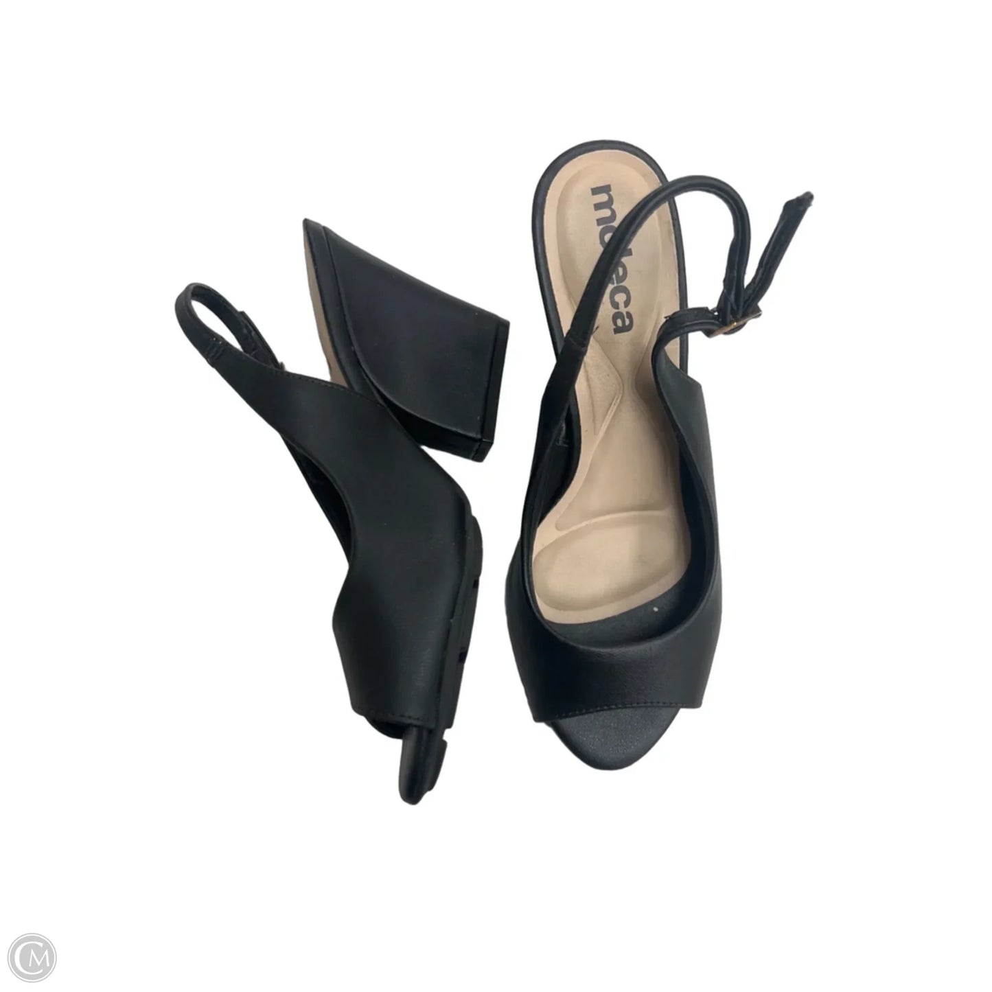 Shoes Heels Wedge By Clothes Mentor In Black, Size: 7