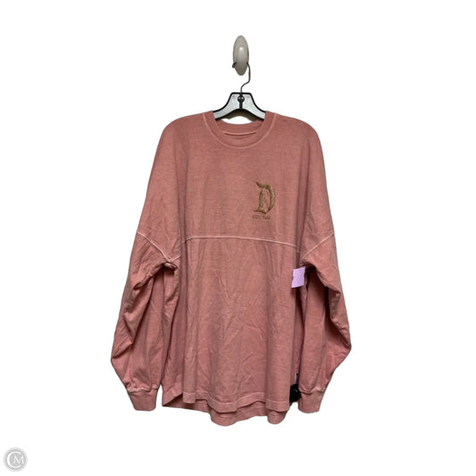 Top Long Sleeve By Disney Store In Pink, Size: L