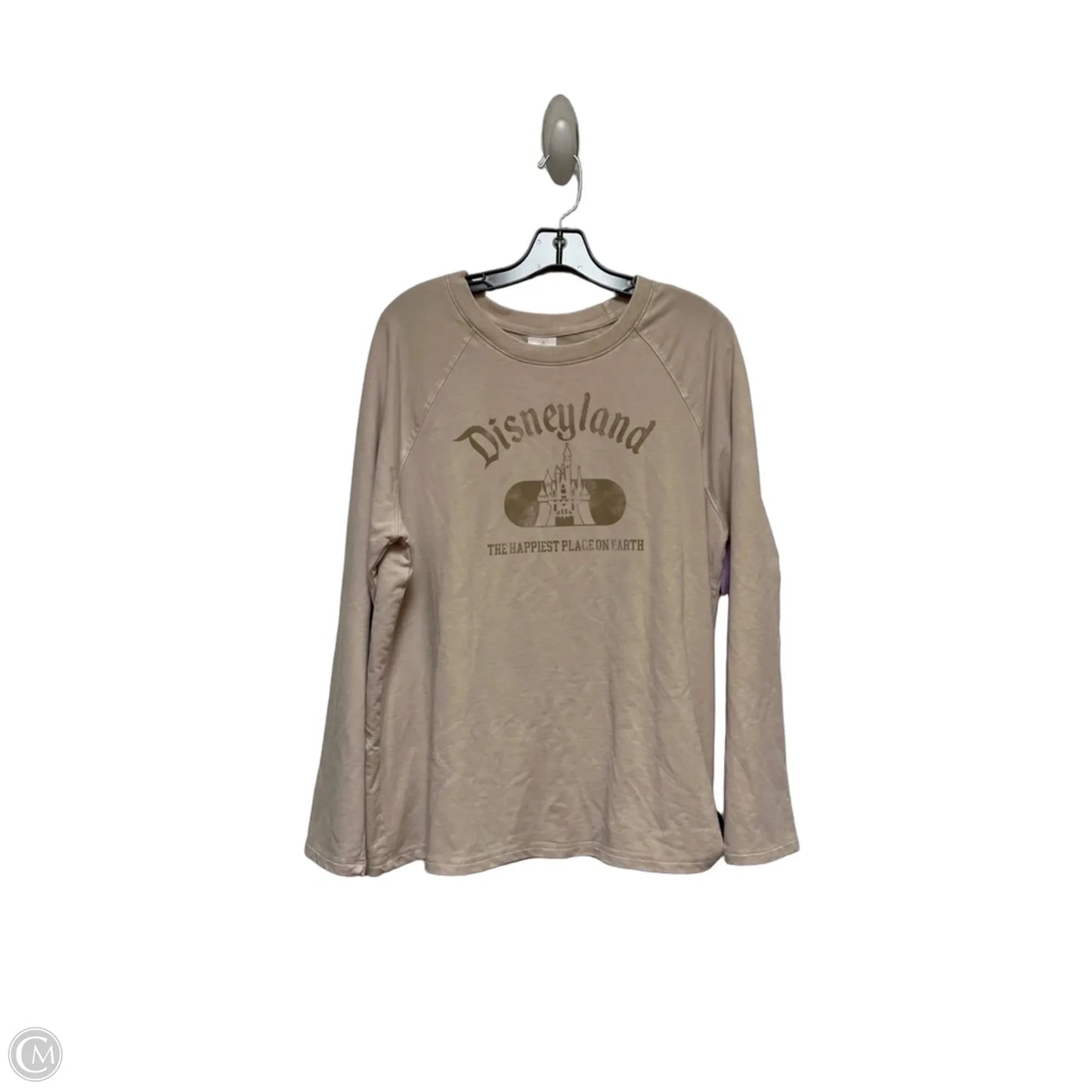 Top Long Sleeve By Disney Store In Cream, Size: L