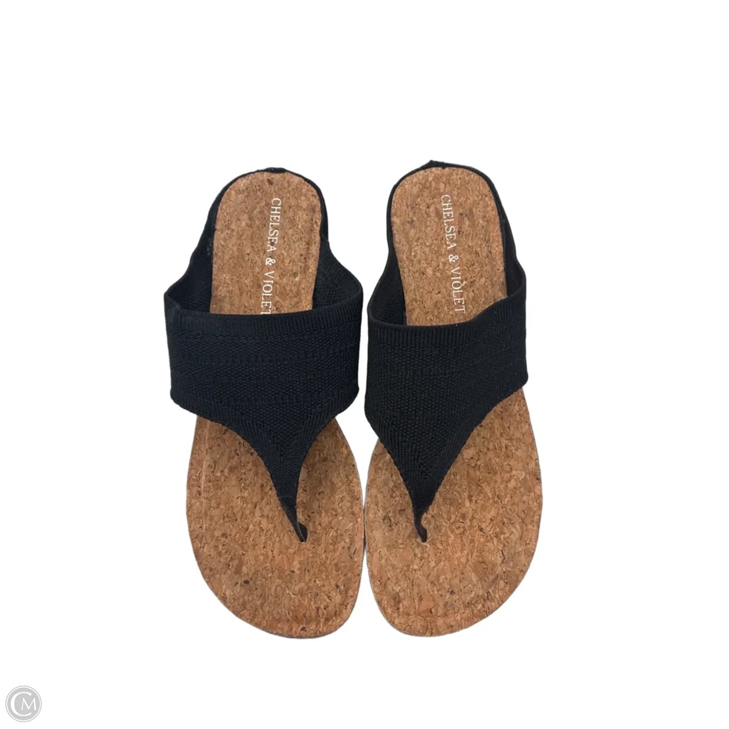 Sandals Heels Platform By Chelsea And Violet In Black, Size: 9.5