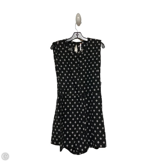 Romper By Free People In Black & Cream, Size: M