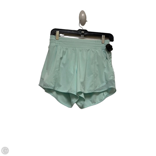 Athletic Shorts By Lululemon In Teal, Size: 6