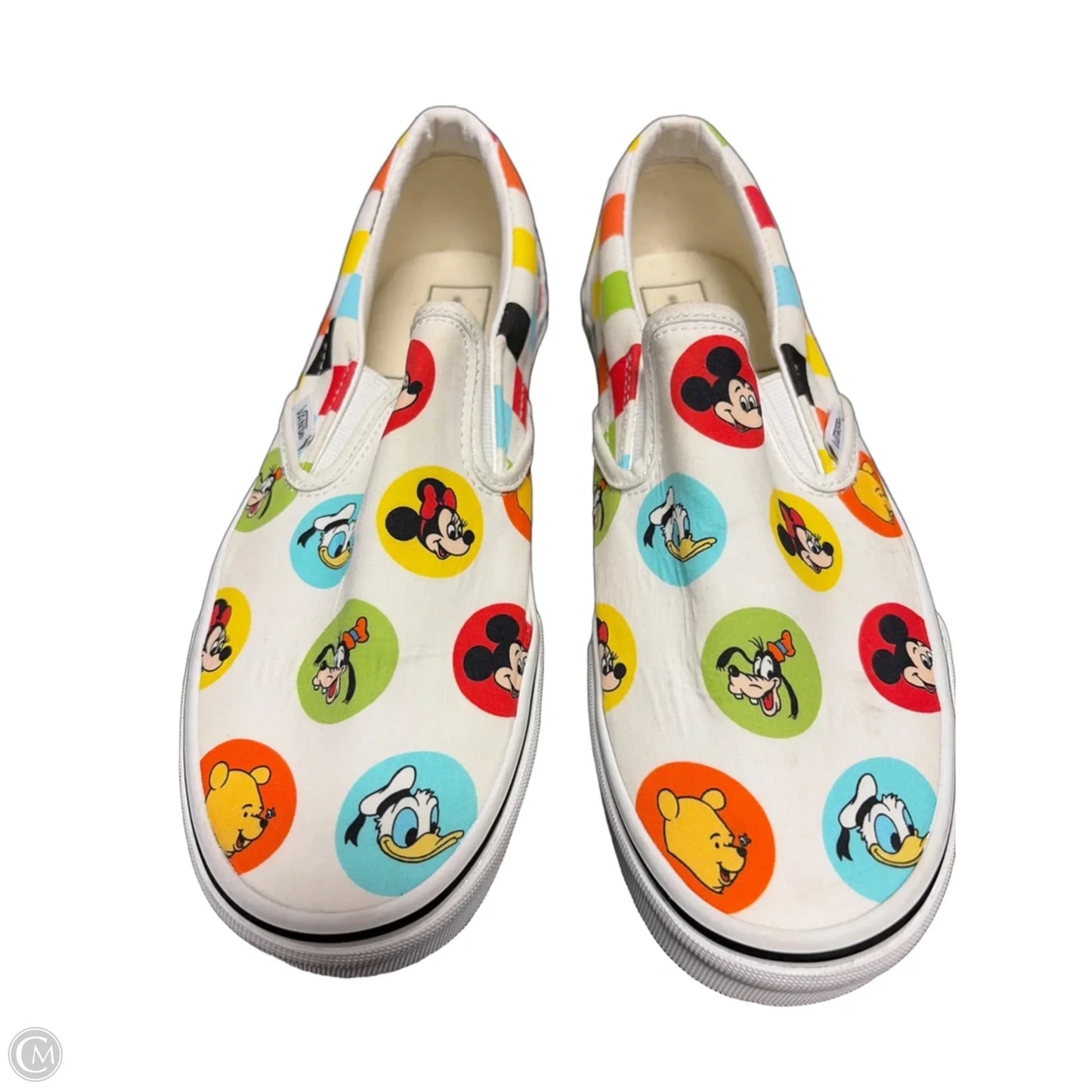 Shoes Flats By Vans In Polkadot Pattern, Size: 9.5