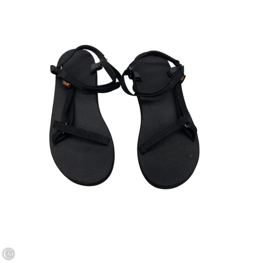 Sandals Flats By Teva In Black, Size: 9